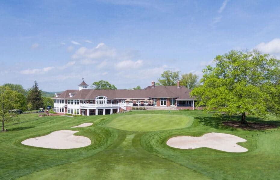 outdoor golf course wide angle view