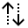 upward and down ward arrow