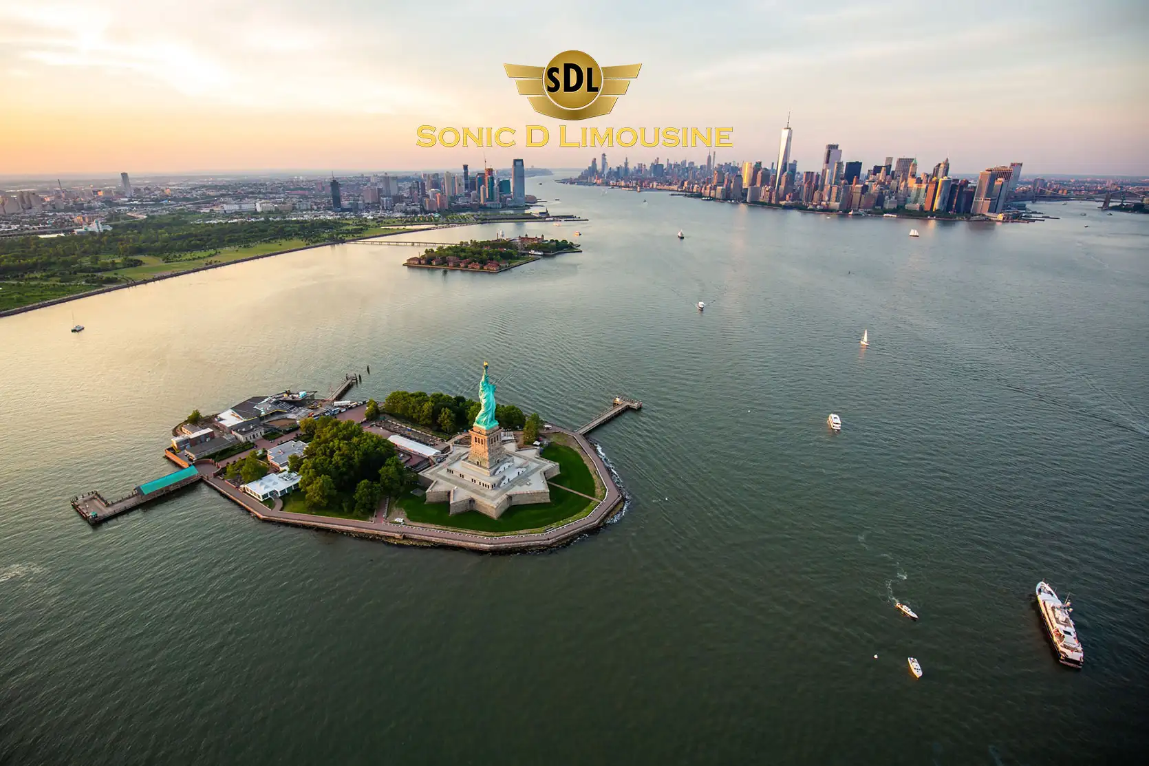 Sonic D Limousine is the premier transportation provider in Enlightening the World and the Journey to Liberty Island